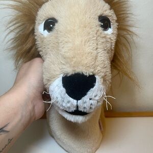 Daphne Lion Golf Club Head Cover Golf Accessory Plush Detailed Puppet 13x10x8
